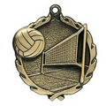 Medal, "Volleyball" Wreath - 2 1/2" Dia.